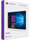 Windows 10 Professional 32/64 Bit 5/PC