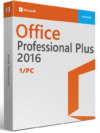 Office 2016 Professional Plus 32/64 Bit ( windows ) 1/PC