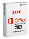 Microsoft Office 2021 Professional Plus 3/PC {NO MAC}