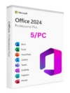 Microsoft Office 2024 Professional Plus 5/PC {NO MAC}