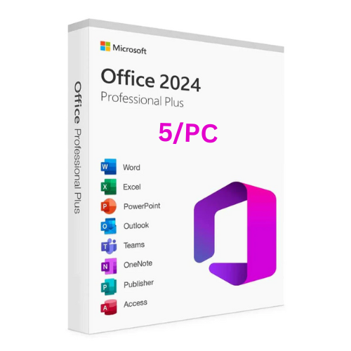 Microsoft Office 2024 Professional Plus 5/PC {NO MAC}